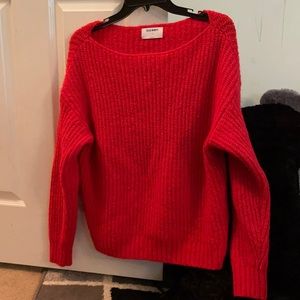 red old navy sweater